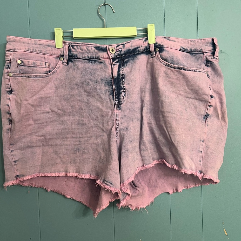 Torrid Pink Denim Women Shorts